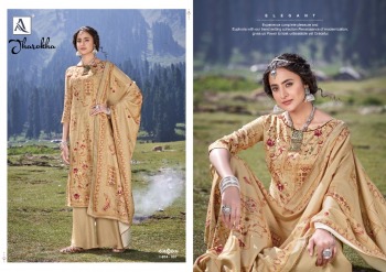 Alok Suits Jharokha Pashmina winter Salwar Kameez wholesaler