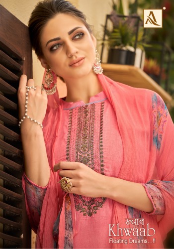 Alok Suits Khwaab Zam print Salwar Kameez wholesaler