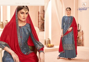 Alok Suits Malikah Dola Jacquard Salwar Kameez wholesaler