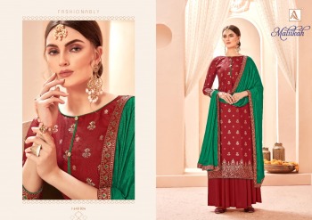 Alok Suits Malikah Dola Jacquard Salwar Kameez wholesaler