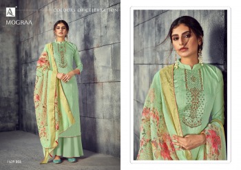 Alok Suits Mograa Zam Cotton Salwar Kameez wholesaler