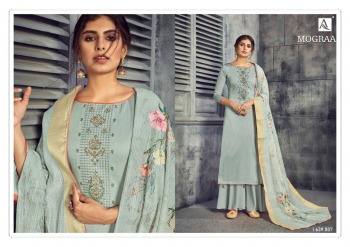 Alok Suits Mograa Zam Cotton Salwar Kameez wholesaler