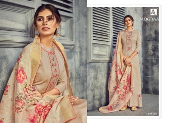 Alok Suits Mograa Zam Cotton Salwar Kameez wholesaler