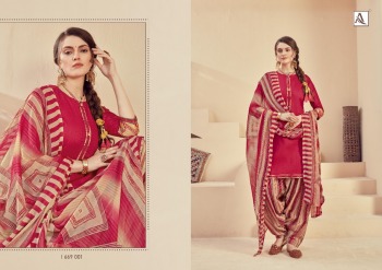 Alok Suits Noor E Patiyala jam Jacquard Dress material