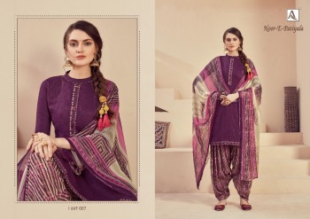 Alok Suits Noor E Patiyala jam Jacquard Dress material