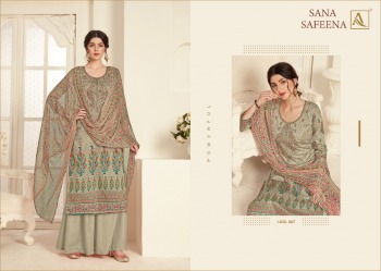 Alok Suits Sana Safinaz Zam Cotton Salwar Kameez Wholesaler