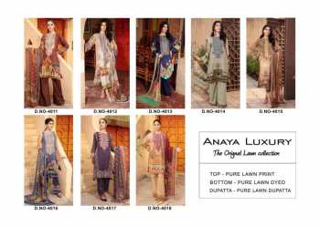 Anaya Luxury lawn pakistani dress catalog wholesaler