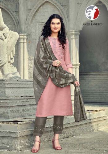 Anju-fabric-Nakhrali-vol-2-kurtis-with-Pant-and-Dupatta-catalog-3