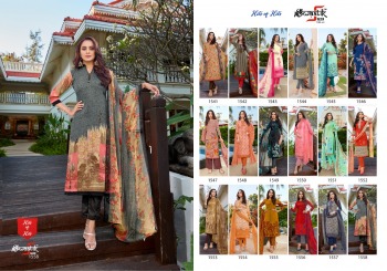 Anmol tex Swastik pro vol 43 Crape Suits wholesaler