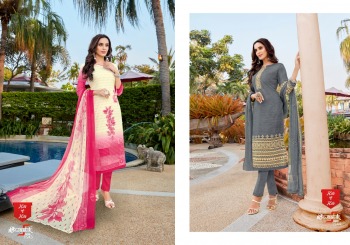 Anmol tex Swastik pro vol 43 Crape Suits wholesaler