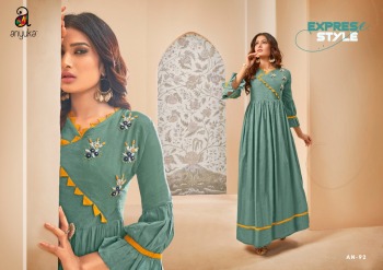 Anyuka Blush mal Cotton kurtis wholesaler