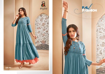 Anyuka Blush mal Cotton kurtis wholesaler