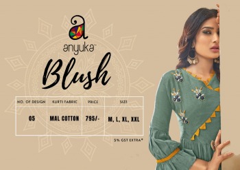 Anyuka Blush mal Cotton kurtis wholesaler