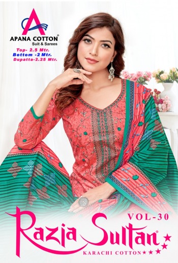 Apna Cotton Razia Sultan vol 30 Cotton dress wholesale Price