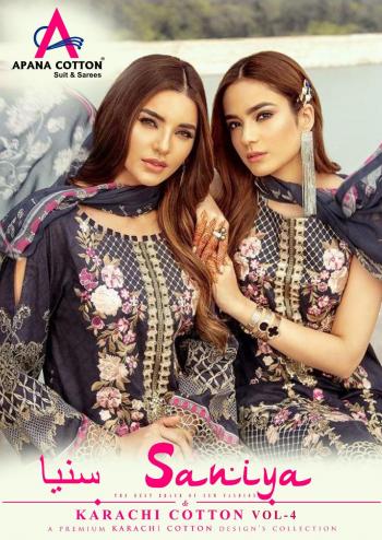 Apna Cotton Saniya vol 4 Cotton pakistani Dress Wholesale Price