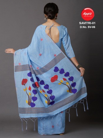 Apple Savitri vol 1 and 2 Cotton Silk Saree buy wholesale Price