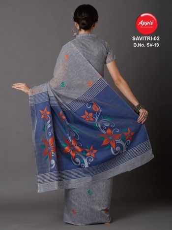 Apple Savitri vol 1 and 2 Cotton Silk Saree buy wholesale Price