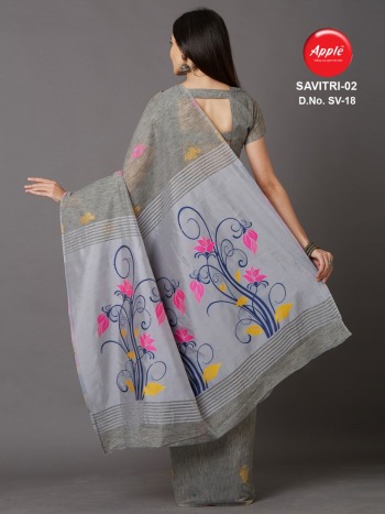 Apple Savitri vol 1 and 2 Cotton Silk Saree buy wholesale Price