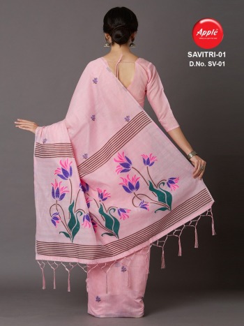 Apple Savitri vol 1 and 2 Cotton Silk Saree buy wholesale Price