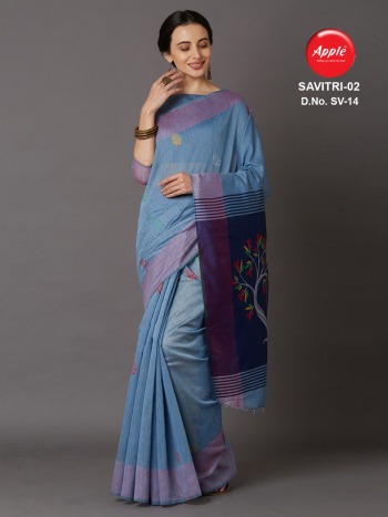 Apple Savitri vol 1 and 2 Cotton Silk Saree buy wholesale Price