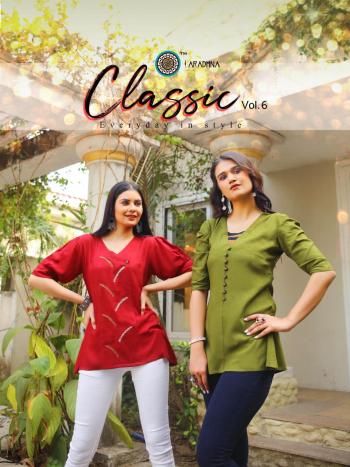 Aradhna Classic vol 6 Rayon Western top wholesaler