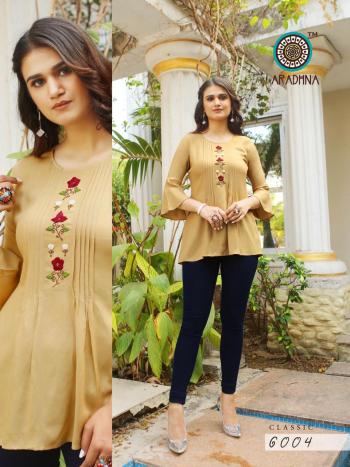 Aradhna Classic vol 6 Rayon Western top wholesaler