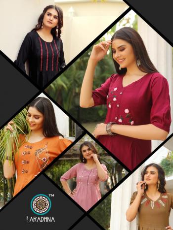 Aradhna Classic vol 6 Rayon Western top wholesaler