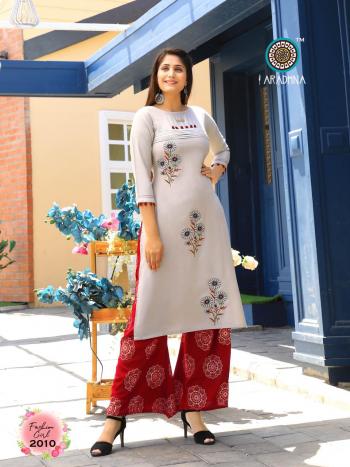 Aradhna Fashion Girl vol 2 Rayon Kurtis with palazzo catalog