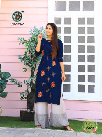 Aradhna Fashion Girl vol 2 Rayon Kurtis with palazzo catalog