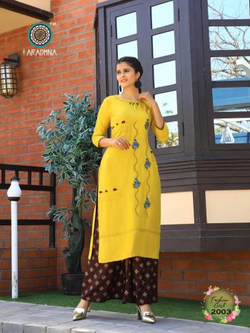 Aradhna Fashion Girl vol 2 Rayon Kurtis with palazzo catalog