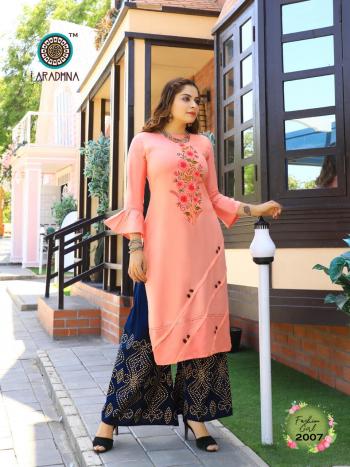 Aradhna Fashion Girl vol 2 Rayon Kurtis with palazzo catalog