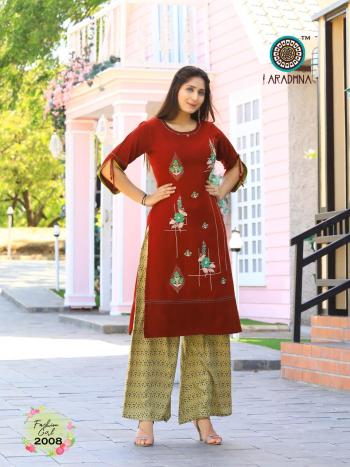 Aradhna Fashion Girl vol 2 Rayon Kurtis with palazzo catalog