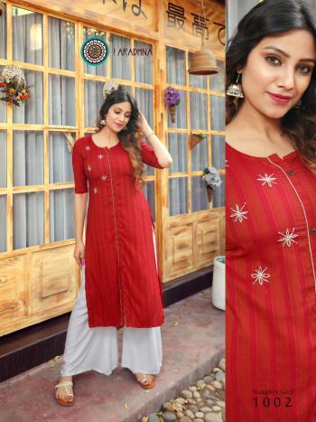 Aradhna Naughty Girl vol 1 Rayon Kurtis buy wholesale price