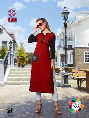 Aradhna PK Fashion Diva vol 1 Rayon Casual wear kurtis