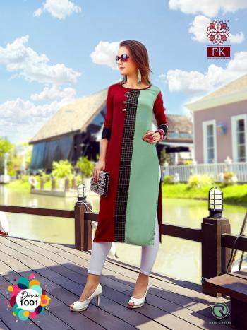 Aradhna PK Fashion Diva vol 1 Rayon Casual wear kurtis