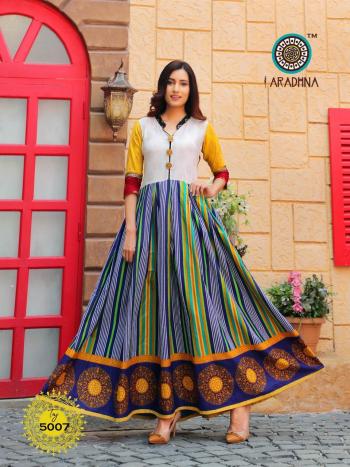 Aradhna Taj vol 5 Party wear kurtis catalog wholesaler