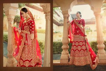 Arya Design Pratha Velvet Wedding Lehenga Choli