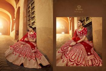 Arya Design Pratha Velvet Wedding Lehenga Choli