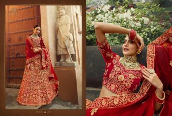 Arya Design Pratha Velvet Wedding Lehenga Choli