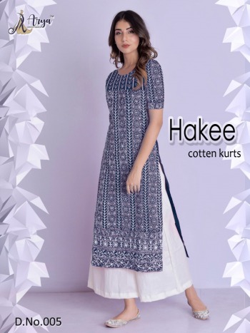 Arya Hakee Rayon Cotton Thread kurtis with Palazzo