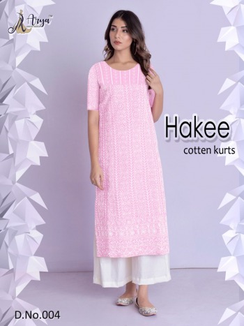 Arya Hakee Rayon Cotton Thread kurtis with Palazzo