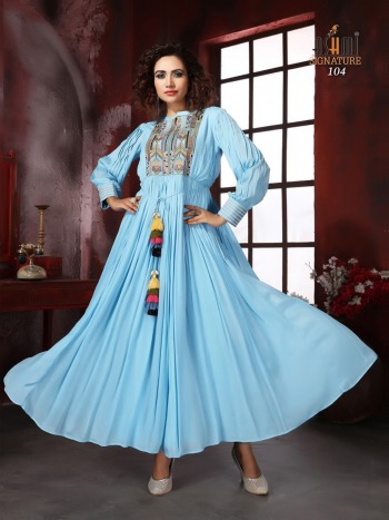 Ashmi Ayesha Chinon Chiffon kurtis wholesaler