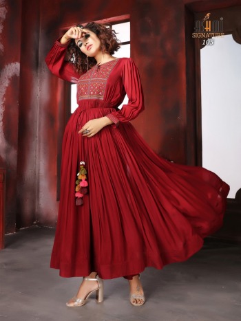 Ashmi Ayesha Chinon Chiffon kurtis wholesaler