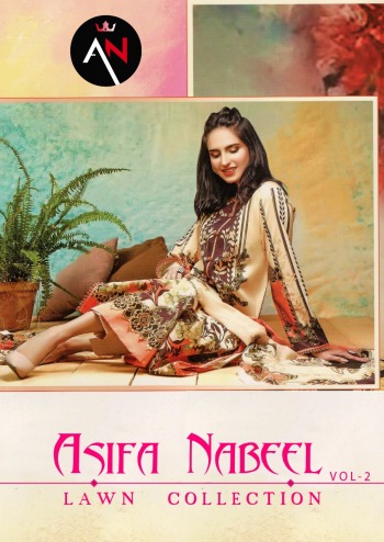 Asifa-nabeel-vol-2-Lawn-pakistani-dress-wholesale-Price-1