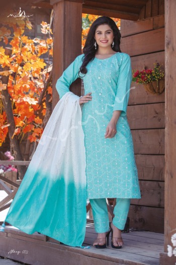 Atrangi kurtis with pant and dupatta wholesaler