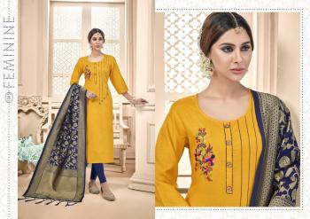 AVC Raas Cotton Churidar Dress Material Catalog wholesaler