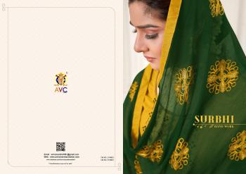 AVC Surbhi Hand work Churidar Dres material catalog