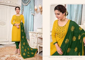 AVC Surbhi Hand work Churidar Dres material catalog