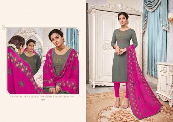 AVC Surbhi Hand work Churidar Dres material catalog