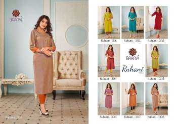 Baanvi Ruhani vol 3 Casual wear kurtis wholesaler